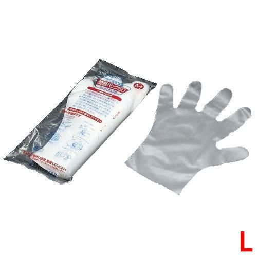 エンボス 手袋 #30（5本絞り）50枚入 L 【同梱グループA】