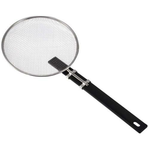 TS 18-8 黒柄 そば揚 横柄 30cm 10177