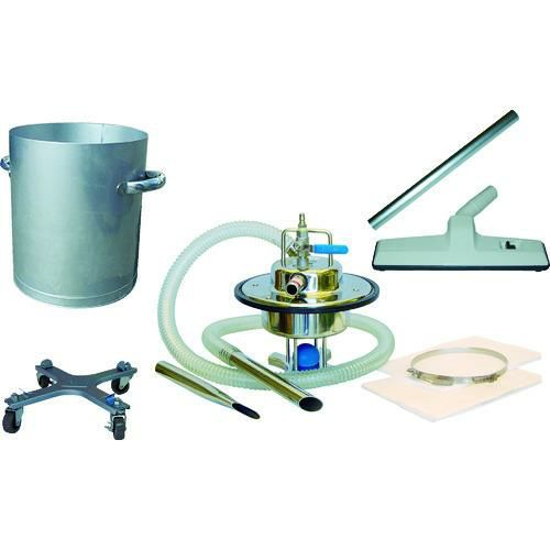 アクアシステム エア式乾湿両用ステンレス製掃除機セット（オープンペール缶専用）