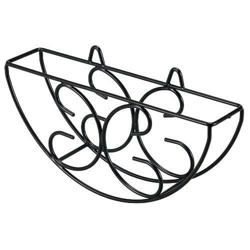 EBM ブラックコーティング 丸盆ラック カベ掛式 14インチ用