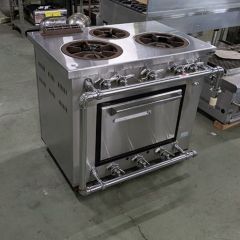 業務用/新品】【マルゼン】ガスレンジ 3口 デラックスタイプ MGRD-096D