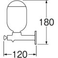 SANEI プッシュ石ケン水容器