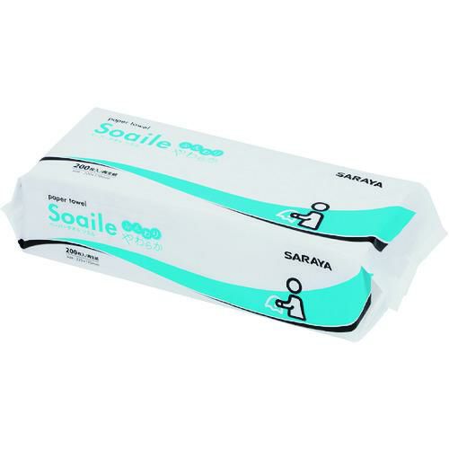 サラヤ ペーパータオルソエル 200枚入り×42袋