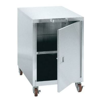 ステンレス キャビネットワゴン SS-FC/外寸：幅445×奥行570×高さ630mm