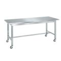 ステンレス作業台(移動式) SUS-189BSSN/外寸：幅1800×奥行900×高さ802mm
