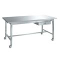 ステンレス作業台(移動式) SUSA-127BSSN/外寸：幅1200×奥行750×高さ802mm