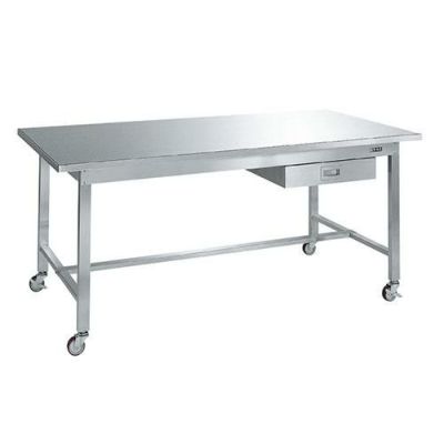 ステンレス作業台(移動式) SUSA-189BSSN/外寸：幅1800×奥行900×高さ802mm