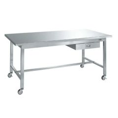 ステンレス作業台(移動式) SUSA-189BSSN/外寸：幅1800×奥行900×高さ802mm