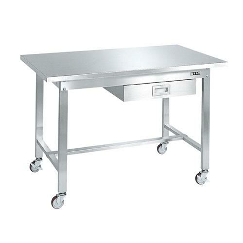 SUS4A-127BN ステンレス作業台(移動式) 幅1200×奥行750×高さ802mm
