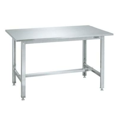 ステンレス作業台(ステンレスカブセ天板) SUS4-127HCLC/外寸：幅1200×奥行750×高さ800mm