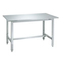 ステンレス作業台(ステンレスカブセ天板) SUS4-127HCLC/外寸：幅1200×奥行750×高さ800mm