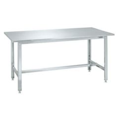 ステンレス作業台(ステンレスカブセ天板) SUS4-187HCLC/外寸：幅1800×奥行750×高さ800mm
