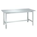 ステンレス作業台(ステンレスカブセ天板) SUS4-187HCLC/外寸：幅1800×奥行750×高さ800mm