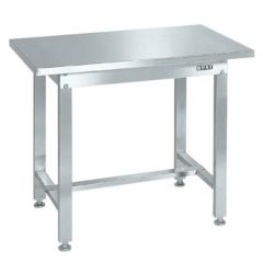 ステンレス作業台(ステンレスカブセ天板) SUS4-096HC/外寸：幅900×奥行600×高さ740mm
