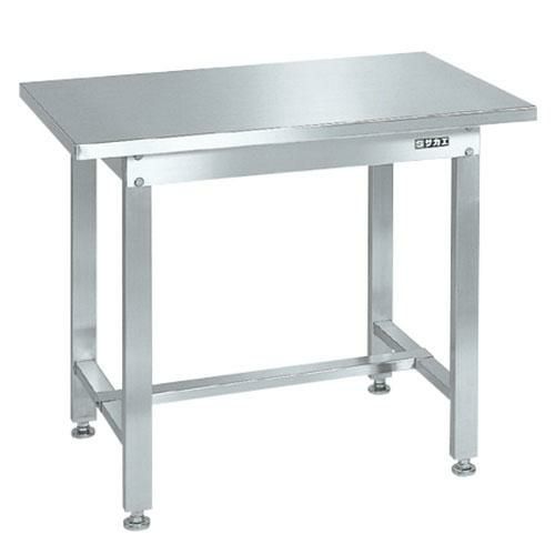 ステンレス作業台(ステンレスカブセ天板) SUS4-096HC/外寸：幅900×奥行600×高さ740mm