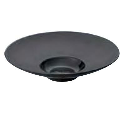 ワイドリムクーププレート 29cm_ブラック
