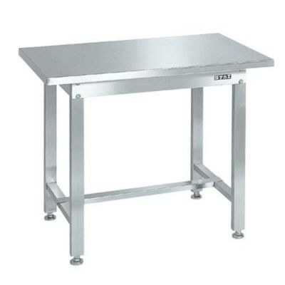 ステンレス作業台(ステンレスカブセ天板) SUS4-096PC/外寸：幅900×奥行600×高さ740mm