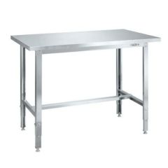 ステンレス高さ調整作業台(ステンレスカブセ天板) SUT4-096HCLC/外寸：幅900×奥行600×高さ700～900mm