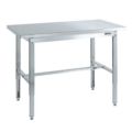 ステンレス高さ調整作業台(ステンレスカブセ天板仕様) SUT4-127HC/外寸：幅1200×奥行750×高さ700～900mm