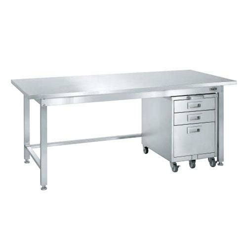 SU3-187EC ステンレス作業台キャビネットワゴン(SS-EC)付 幅1800×奥行750×高さ740mm