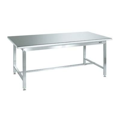 ステンレス作業台(天板R付) SUS4-187R/外寸：幅1800×奥行750×高さ740mm
