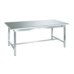 ステンレス作業台(天板R付) SUS3-187R/外寸：幅1800×奥行750×高さ740mm