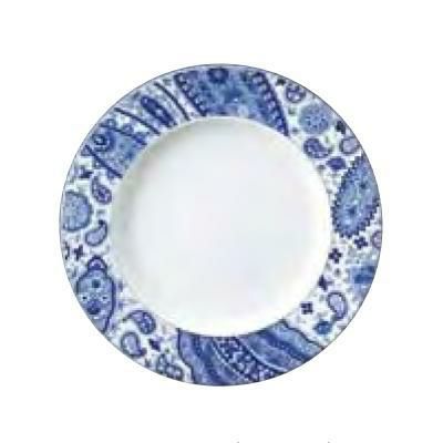 トッカータ・ペイズリー プレート 21cm ブルー /グループS