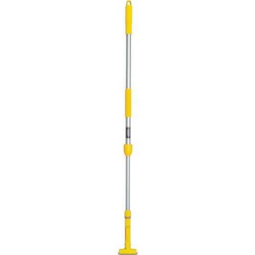テラモト F×ハンドルアルミ伸縮柄 1110～1800mm イエロー