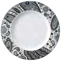 トッカータ・ペイズリー プレート 31cm ブラック /グループS