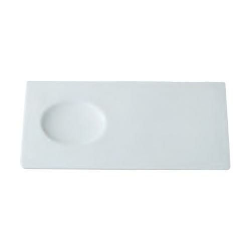 【イノセンス 23cm長角ディンプルプレート】 幅233×奥行141×高さ12(mm)/業務用/新品