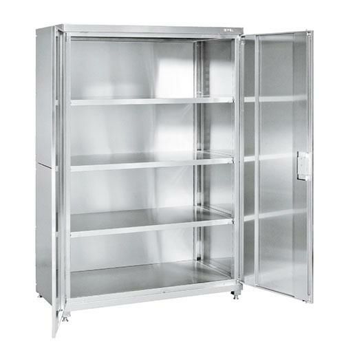 ステンレス保管庫 PNH-1263SU 幅1200×奥行640×高さ1800mm