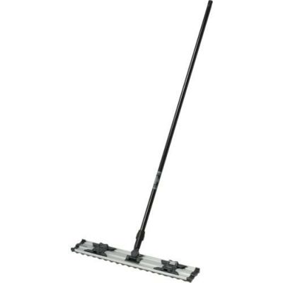 テラモト ライトモップ黒パイプ柄60cm
