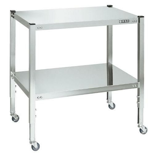 ステンレスフリーワゴン(高さ調整タイプ) STFW4-30A 幅750×奥行500×高さ700～900mm