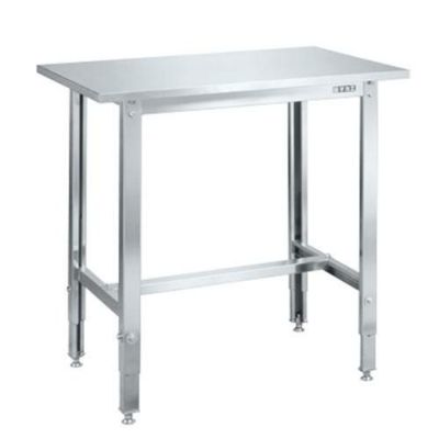 ステンレス高さ調整作業台 SUT4-096LCN/外寸：幅900×奥行600×高さ700～900mm