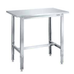 ステンレス高さ調整作業台 SUT4-096LCN/外寸：幅900×奥行600×高さ700～900mm
