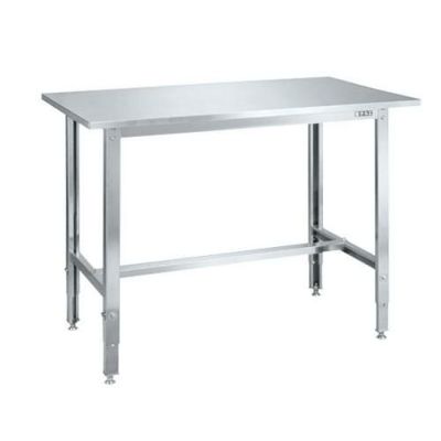 ステンレス高さ調整作業台 SUT3-127LCN/外寸：幅1200×奥行750×高さ700～900mm