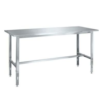 ステンレス高さ調整作業台 SUT3-187LCN/外寸：幅1800×奥行750×高さ700～900mm