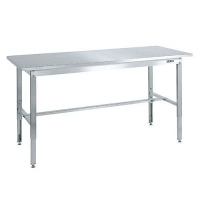 ステンレス高さ調整作業台 SUT4-187N/外寸：幅1800×奥行750×高さ700～900mm