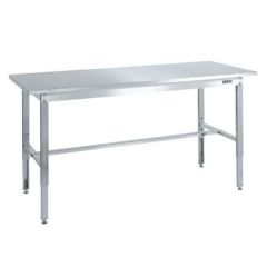 ステンレス高さ調整作業台 SUT4-189N/外寸：幅1800×奥行900×高さ700～900mm