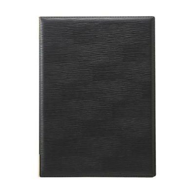 レザータッチ グルーブメニュー 大 ブラック