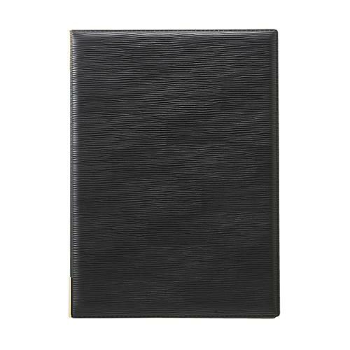 レザータッチ グルーブメニュー 大 ブラック