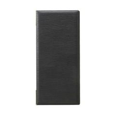 レザータッチ グルーブメニュー タテ小 ブラック