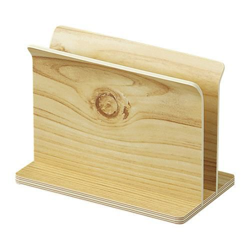 メニューブックスタンド 白木 中