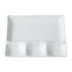 角プレート コンビ 白