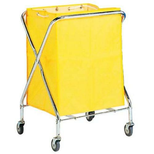 BM ダストカー 袋付(折りたたみ式)大 黄 236L