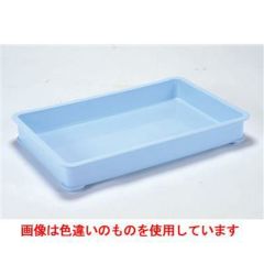 EBM PPカラー番重 B型 特大 グリーン(サンコー製)