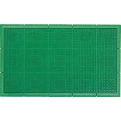 コンドル エバック 屋外用マット サンステップマット #3 450mm×750mm 緑