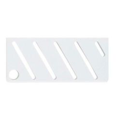 HACCP包丁差用カラープレート A(斜)タイプ ホワイト