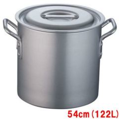寸胴鍋 アルミニウム(アルマイト加工) (目盛付)TKG 54cm