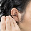 GREENBELL らせん式ゴムの耳かき（大きめブラシ）ブラック